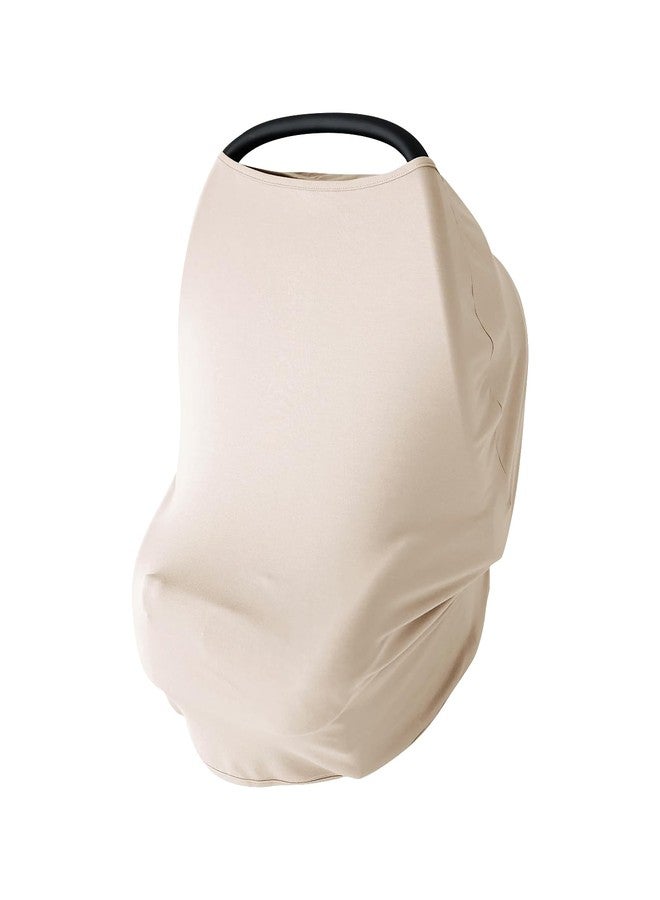 PurComfy Baby Car Seat Cover, Supersoft Bamboo Viscose Carseat Cover for Infant Boys & Girls, Breathable Multi-Use Breastfeeding Covers, Canopy for Carrier, Stroller, Shopping Cart & High Chair - Image 1